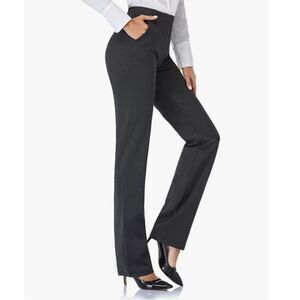 Elegant Charcoal Boot Cut Pants
